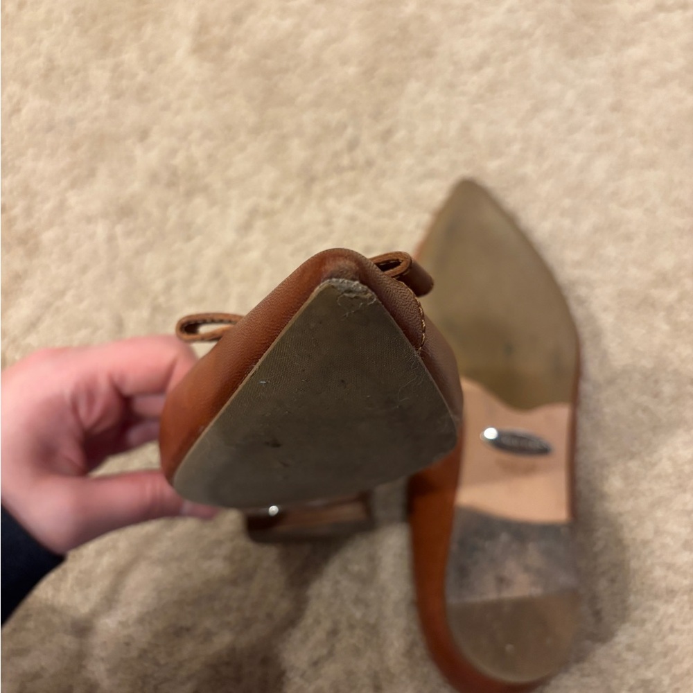 Sarah Flint Women's Brown Leather Flats - Picture 4 of 4